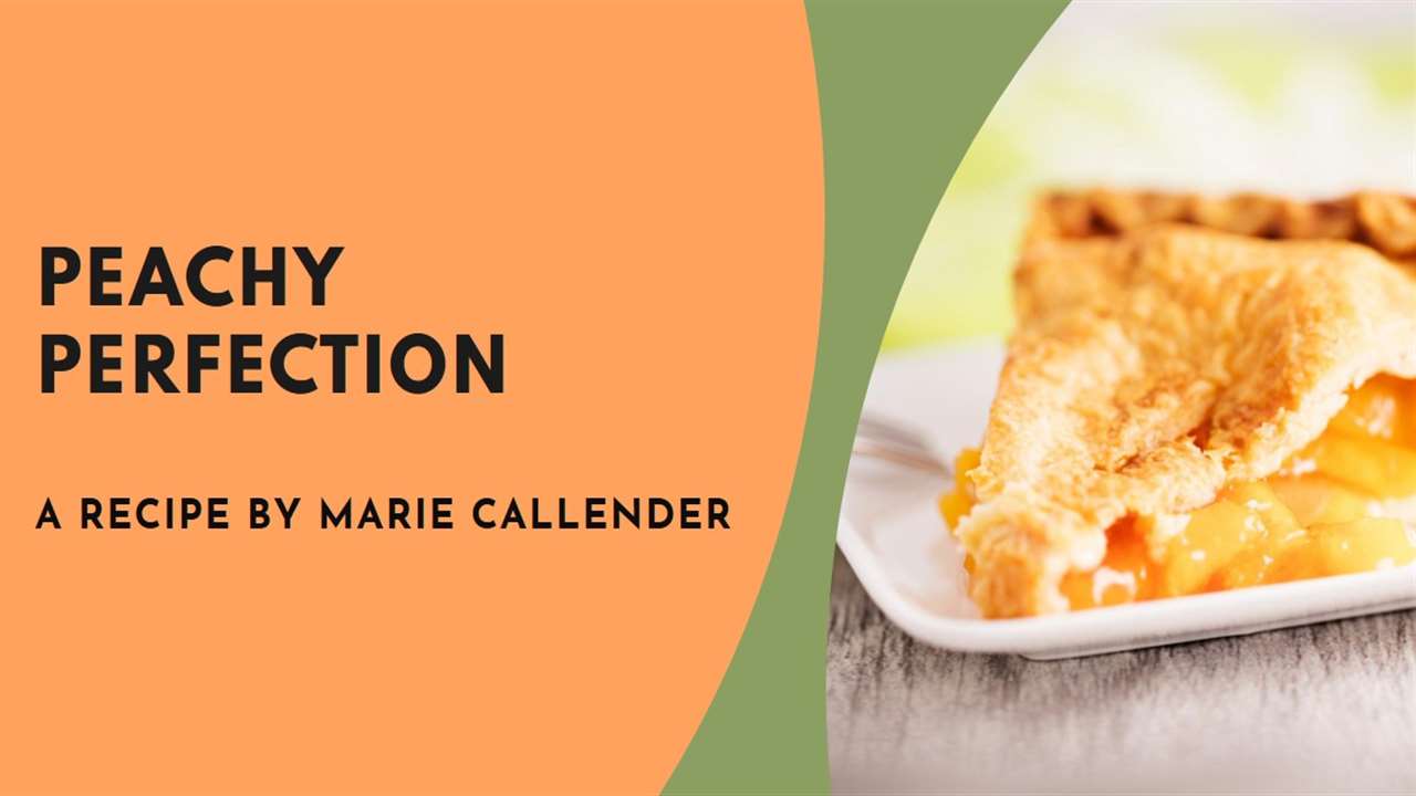 Marie Callender's Peach Pie Recipe